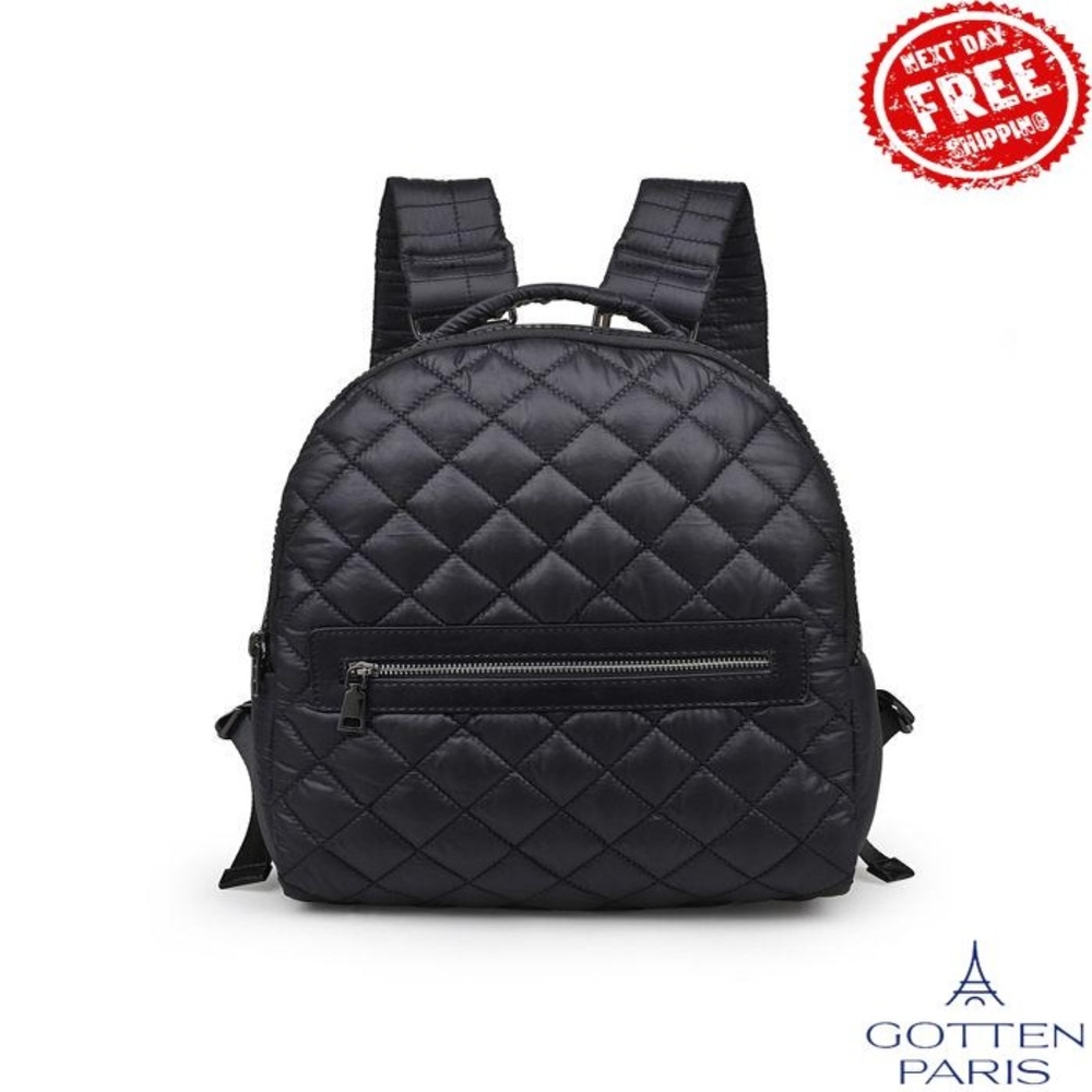 Women's All Star Quilted Backpack Black Women's Bag